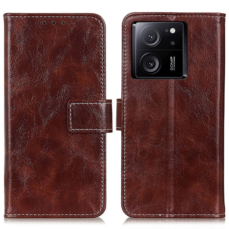 Retro Crazy Horse Texture Leather Phone Case