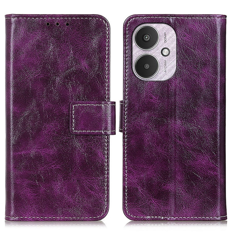 Retro Crazy Horse Texture Leather Phone Case