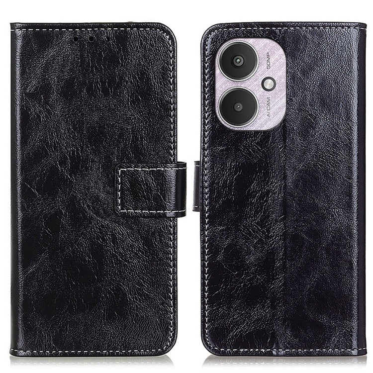 Retro Crazy Horse Texture Leather Phone Case