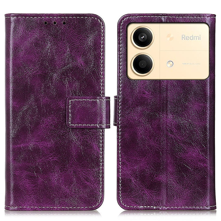 Retro Crazy Horse Texture Leather Phone Case
