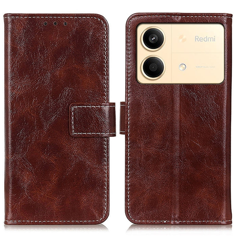 Retro Crazy Horse Texture Leather Phone Case