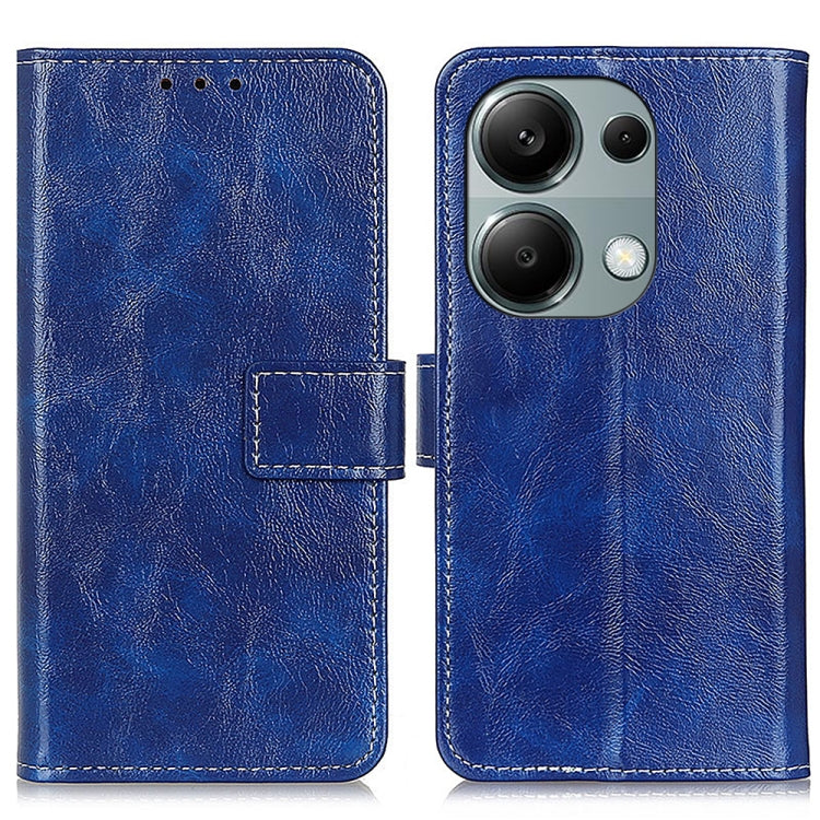 Retro Crazy Horse Texture Leather Phone Case, For Xiaomi Poco F6 / Redmi Turbo 3, For Xiaomi Poco F6 Pro, For Xiaomi Redmi K70 5G / K70 Pro 5G, For Xiaomi Redmi Note 13 Pro 4G/Poco M6 Pro 4G