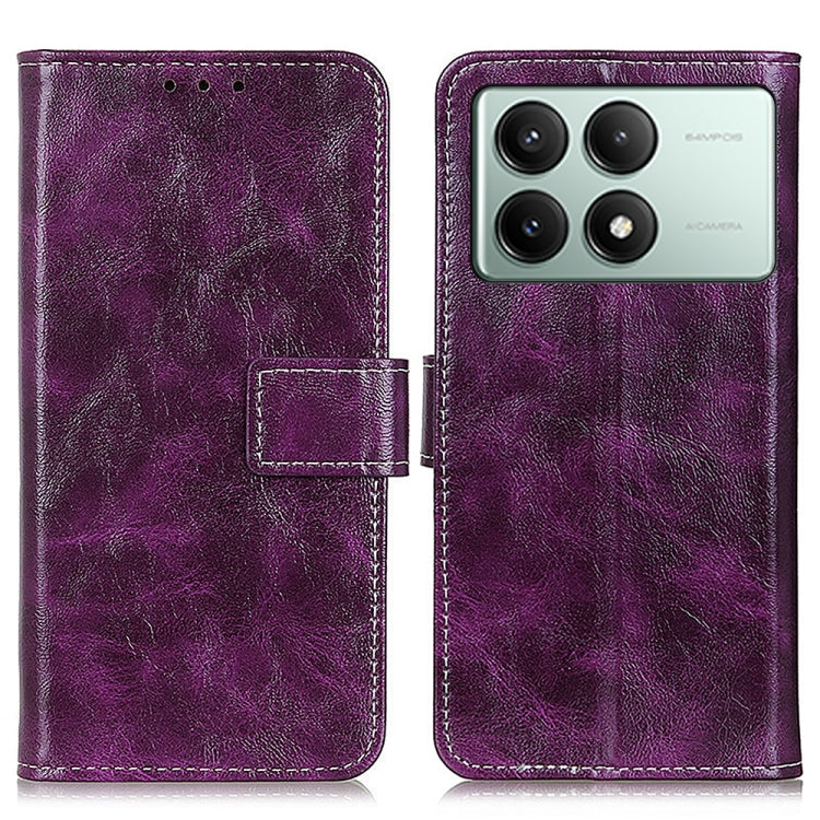 Retro Crazy Horse Texture Leather Phone Case