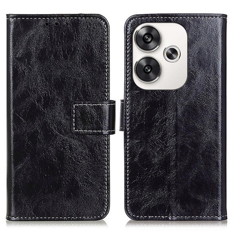 Retro Crazy Horse Texture Leather Phone Case, For Xiaomi Poco F6 / Redmi Turbo 3, For Xiaomi Poco F6 Pro, For Xiaomi Redmi K70 5G / K70 Pro 5G, For Xiaomi Redmi Note 13 Pro 4G/Poco M6 Pro 4G