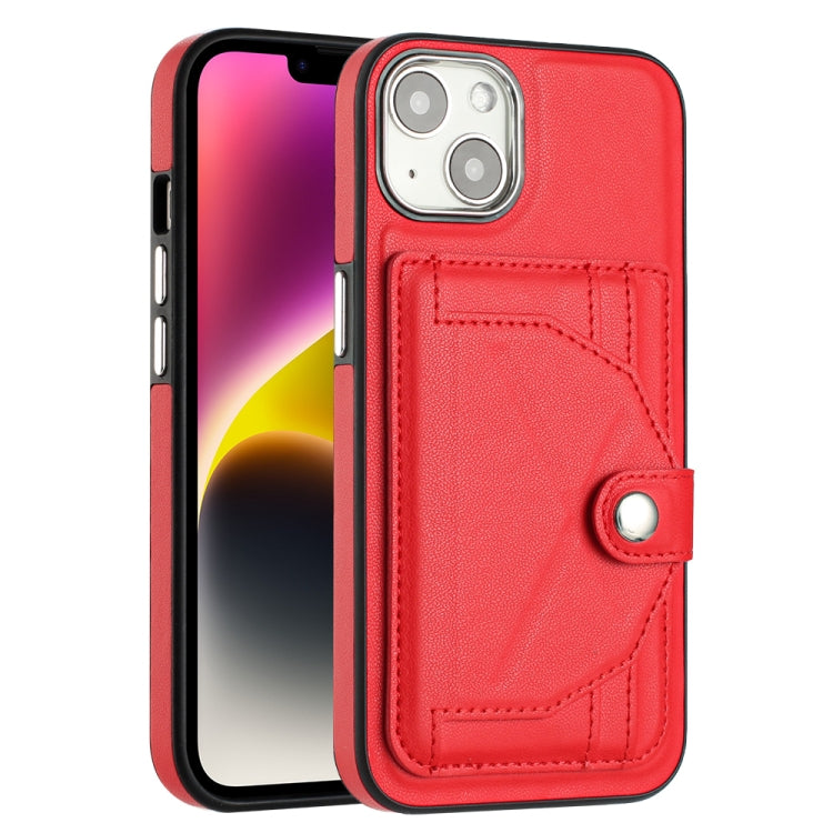 Shockproof Leather Phone Case with Card Holder, For iPhone 14, For iPhone 15 Pro Max, For iPhone 15 Pro, For iPhone 14 Plus