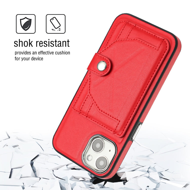 Shockproof Leather Phone Case with Card Holder, For iPhone 14, For iPhone 15 Pro Max, For iPhone 15 Pro, For iPhone 14 Plus