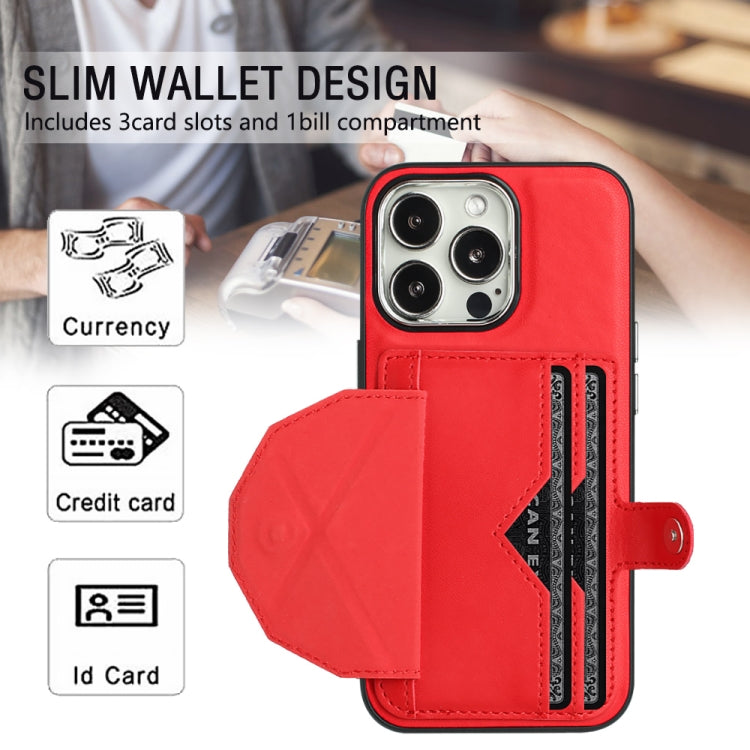 Shockproof Leather Phone Case with Card Holder, For iPhone 14 Pro, For iPhone 15 Plus, For iPhone 15, For iPhone 14 Pro Max