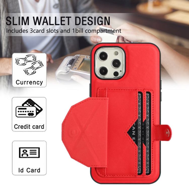 Shockproof Leather Phone Case with Card Holder, For iPhone 12 Pro Max, For iPhone 11, For iPhone 11 Pro, For iPhone 11 Pro Max