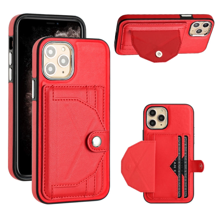 Shockproof Leather Phone Case with Card Holder, For iPhone 12 Pro Max, For iPhone 11, For iPhone 11 Pro, For iPhone 11 Pro Max