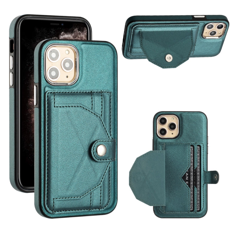 Shockproof Leather Phone Case with Card Holder, For iPhone 12 Pro Max, For iPhone 11, For iPhone 11 Pro, For iPhone 11 Pro Max