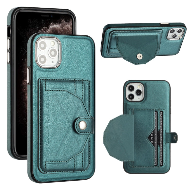Shockproof Leather Phone Case with Card Holder, For iPhone 12 Pro Max, For iPhone 11, For iPhone 11 Pro, For iPhone 11 Pro Max