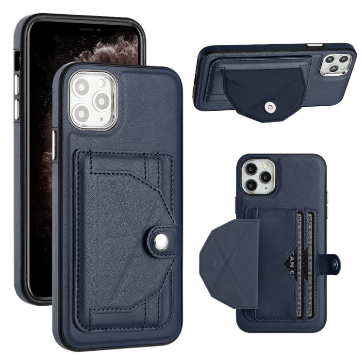 Shockproof Leather Phone Case with Card Holder, For iPhone 12 Pro Max, For iPhone 11, For iPhone 11 Pro, For iPhone 11 Pro Max