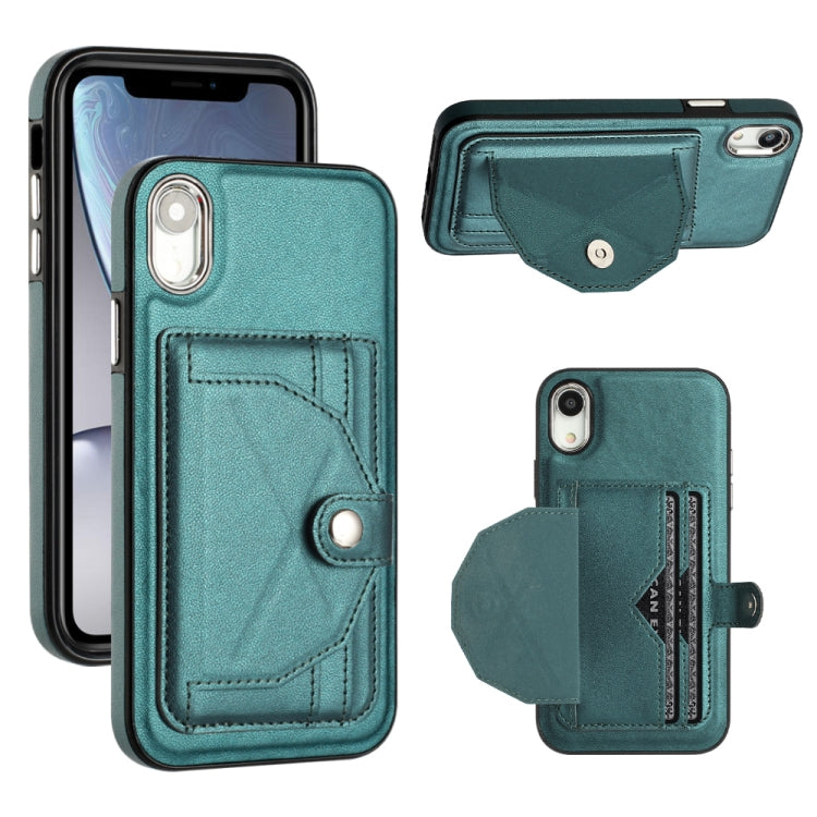 Shockproof Leather Phone Case with Card Holder, For iPhone XS Max, For iPhone XR, For iPhone X / XS, For iPhone SE 2022/SE 2020/6/7/8