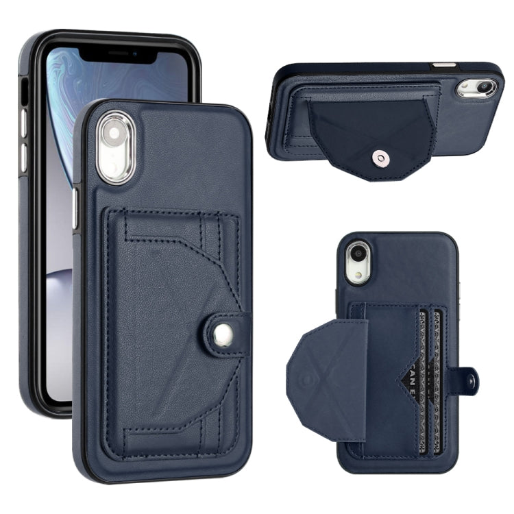 Shockproof Leather Phone Case with Card Holder, For iPhone XS Max, For iPhone XR, For iPhone X / XS, For iPhone SE 2022/SE 2020/6/7/8