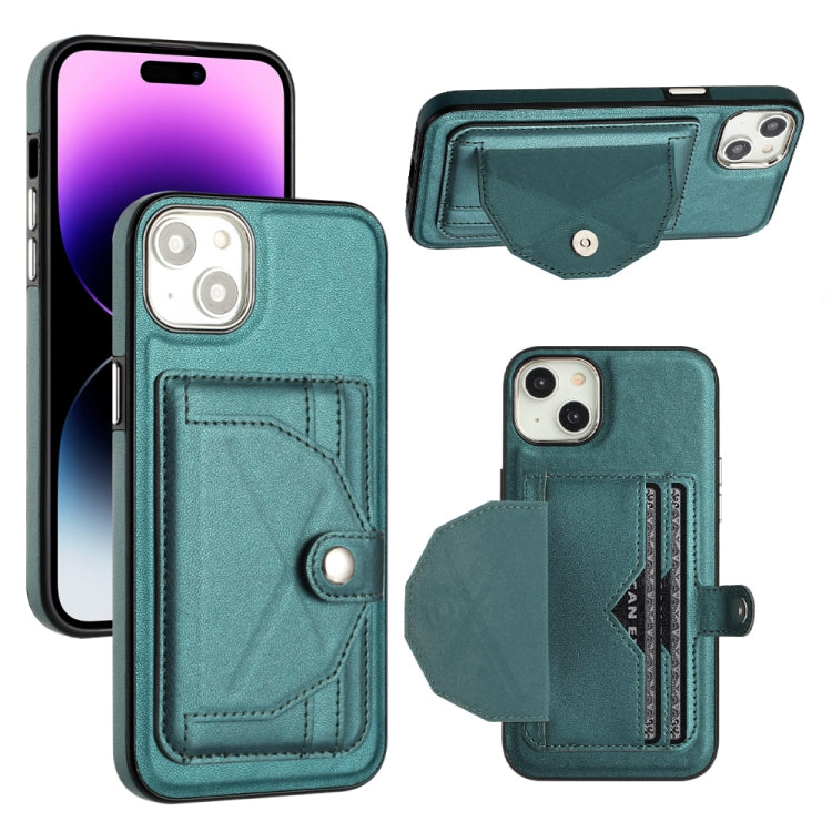 Shockproof Leather Phone Case with Card Holder, For iPhone 14 Pro, For iPhone 15 Plus, For iPhone 15, For iPhone 14 Pro Max