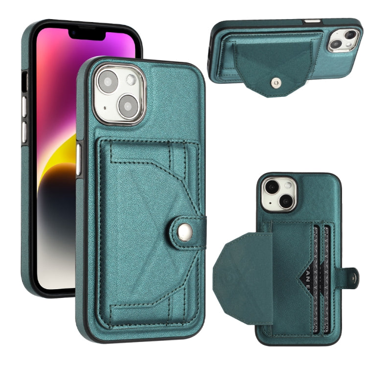 Shockproof Leather Phone Case with Card Holder, For iPhone 14 Pro, For iPhone 15 Plus, For iPhone 15, For iPhone 14 Pro Max