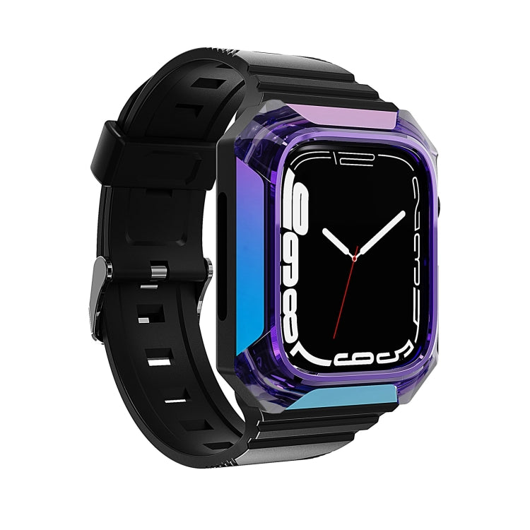 Armor Case Integrated TPU Watch Band, For Apple Watch 6 44mm, For Apple Watch 5 44mm, For Apple Watch 5 40mm, For Apple Watch 4 44mm