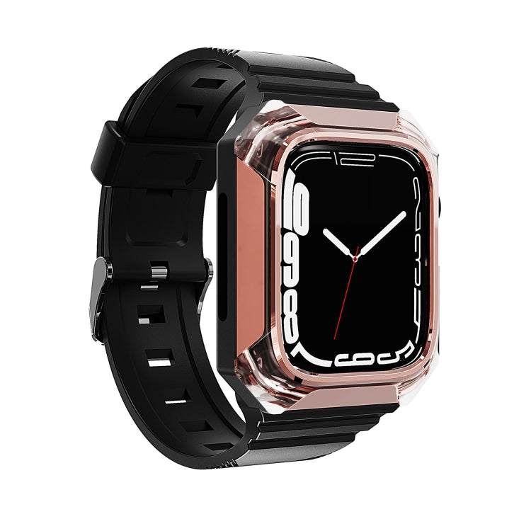 Armor Case Integrated TPU Watch Band, For Apple Watch 6 44mm, For Apple Watch 5 44mm, For Apple Watch 5 40mm, For Apple Watch 4 44mm