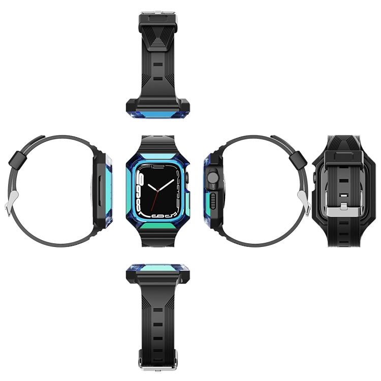 Armor Case Integrated TPU Watch Band, For Apple Watch 4 40mm, For Apple Watch 3 38mm, For Apple Watch 3 42mm, For Apple Watch 2 42mm