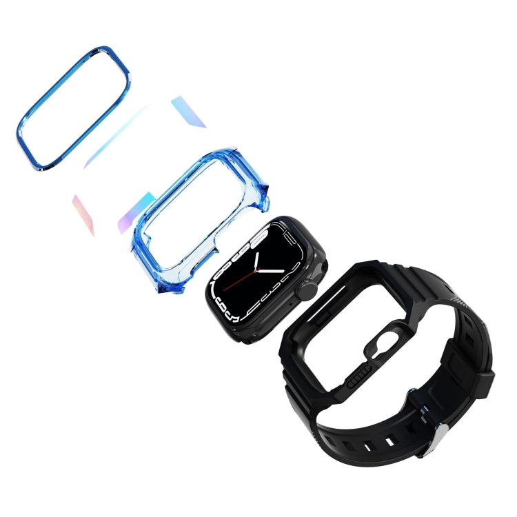 Armor Case Integrated TPU Watch Band, For Apple Watch 6 44mm, For Apple Watch 5 44mm, For Apple Watch 5 40mm, For Apple Watch 4 44mm