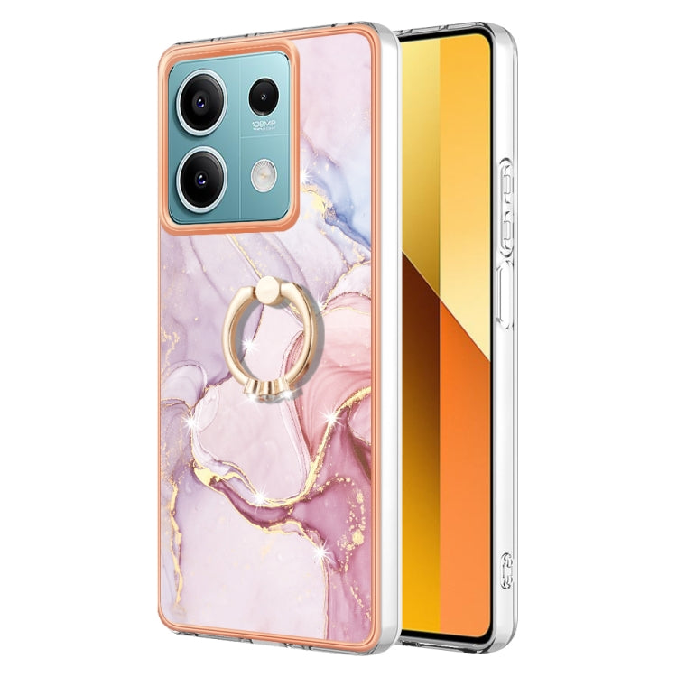 Electroplating Marble IMD TPU Phone Case with Ring Holder