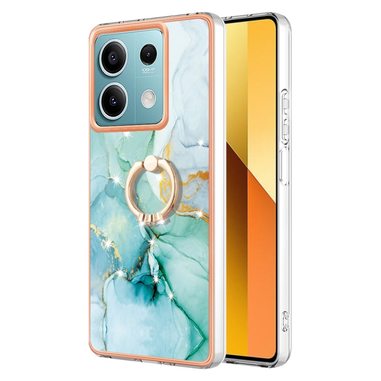 Electroplating Marble IMD TPU Phone Case with Ring Holder