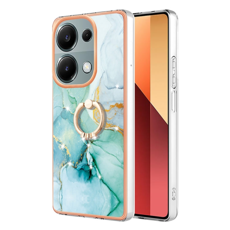 Electroplating Marble IMD TPU Phone Case with Ring Holder