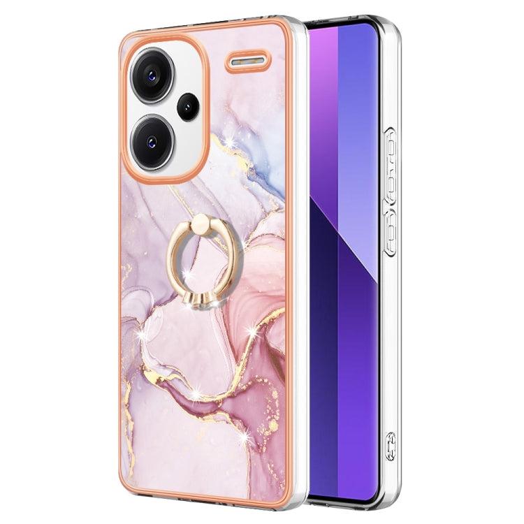Electroplating Marble IMD TPU Phone Case with Ring Holder