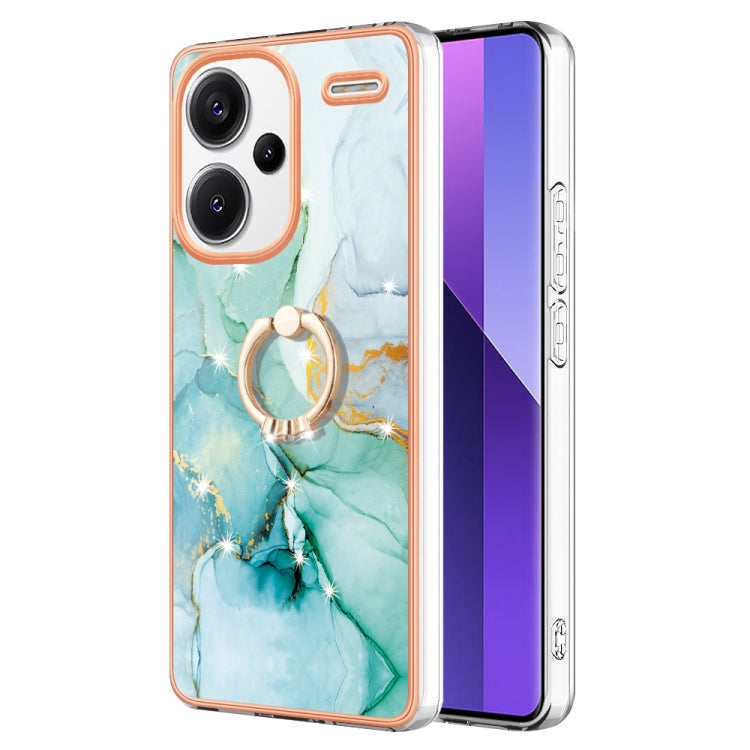 Electroplating Marble IMD TPU Phone Case with Ring Holder