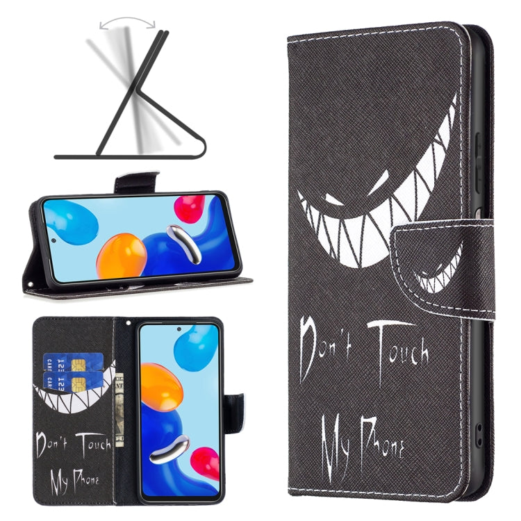 Colored Drawing Pattern Leather Phone Case