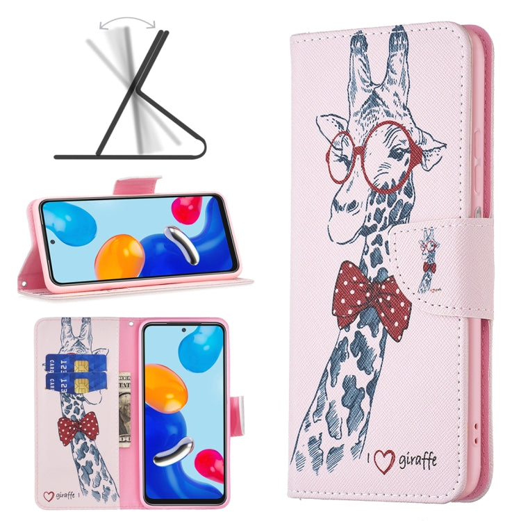 Colored Drawing Pattern Leather Phone Case
