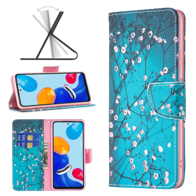 Colored Drawing Pattern Leather Phone Case