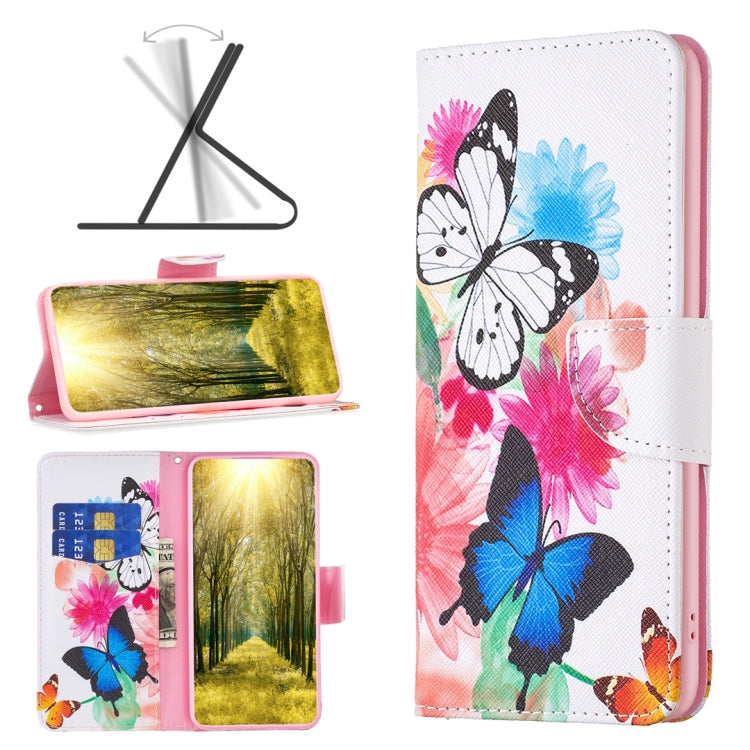 Colored Drawing Pattern Leather Phone Case, For Xiaomi Redmi K70E, For Xiaomi Redmi Note 13, For Xiaomi Poco F5 5G / Redmi Note 12 Turbo