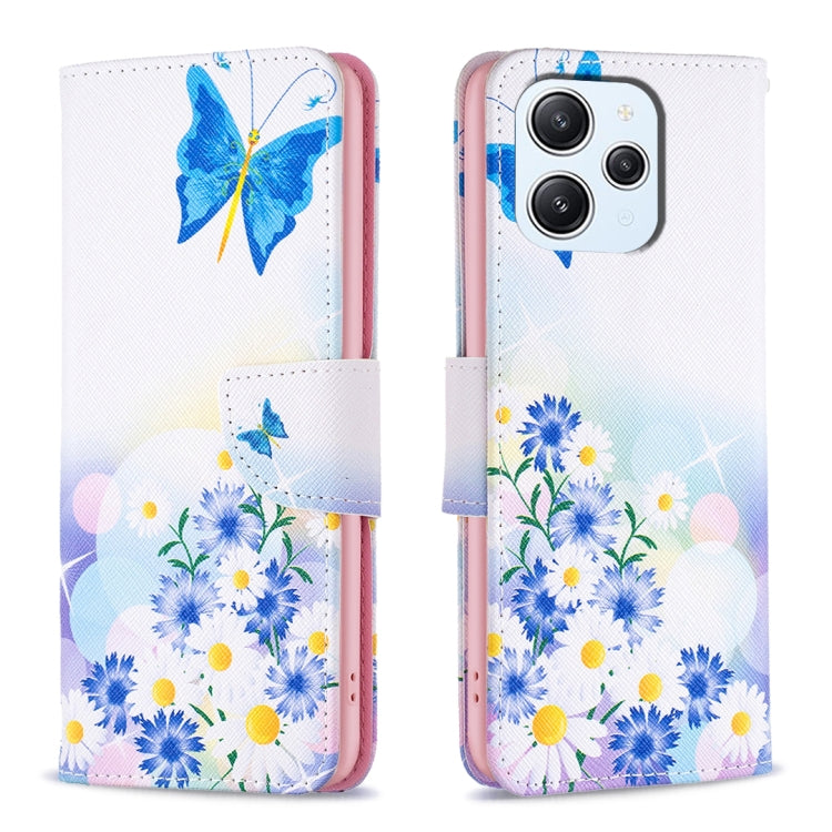 Colored Drawing Pattern Leather Phone Case, For Xiaomi Redmi Note 13, For Xiaomi Redmi 12 4G, For Xiaomi Redmi 13C