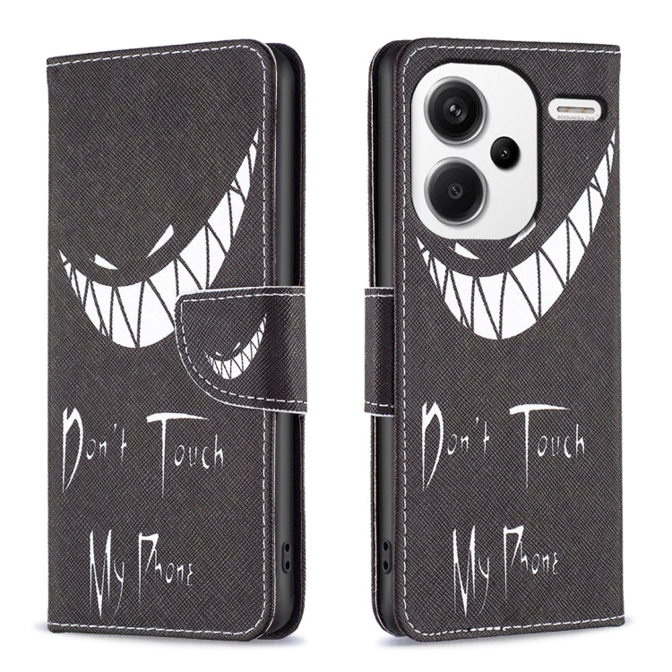 Colored Drawing Pattern Leather Phone Case