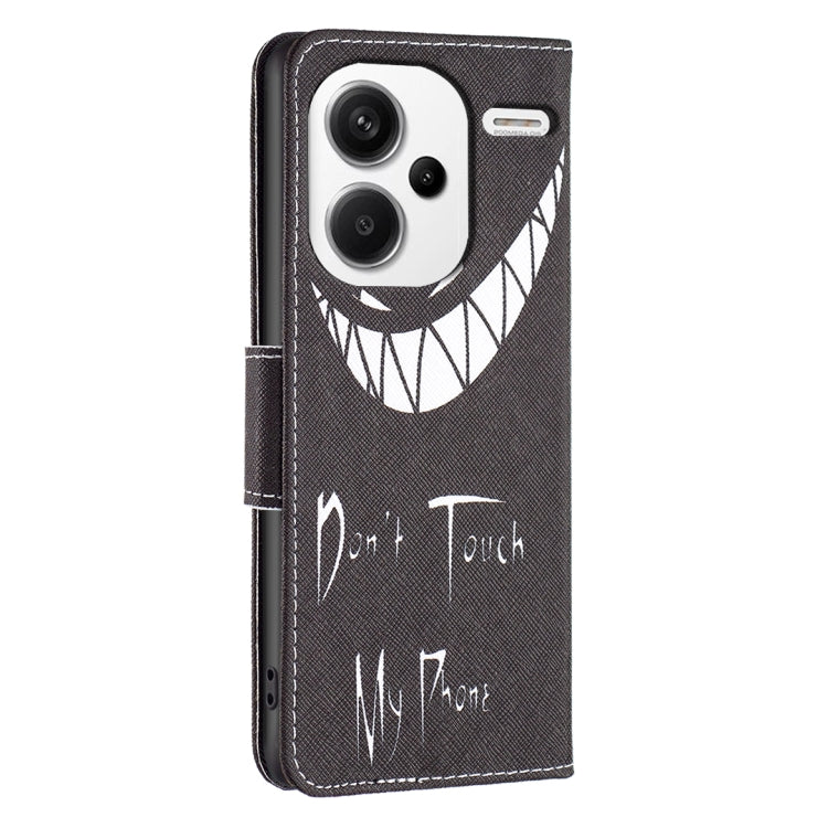 Colored Drawing Pattern Leather Phone Case