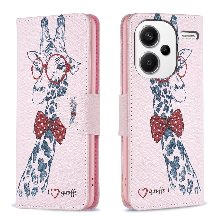 Colored Drawing Pattern Leather Phone Case