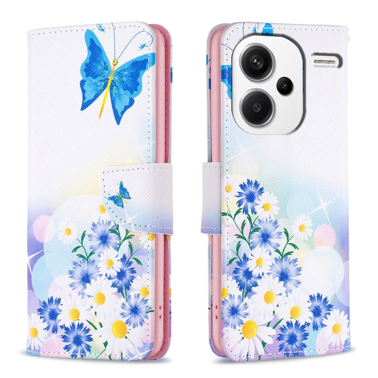 Colored Drawing Pattern Leather Phone Case