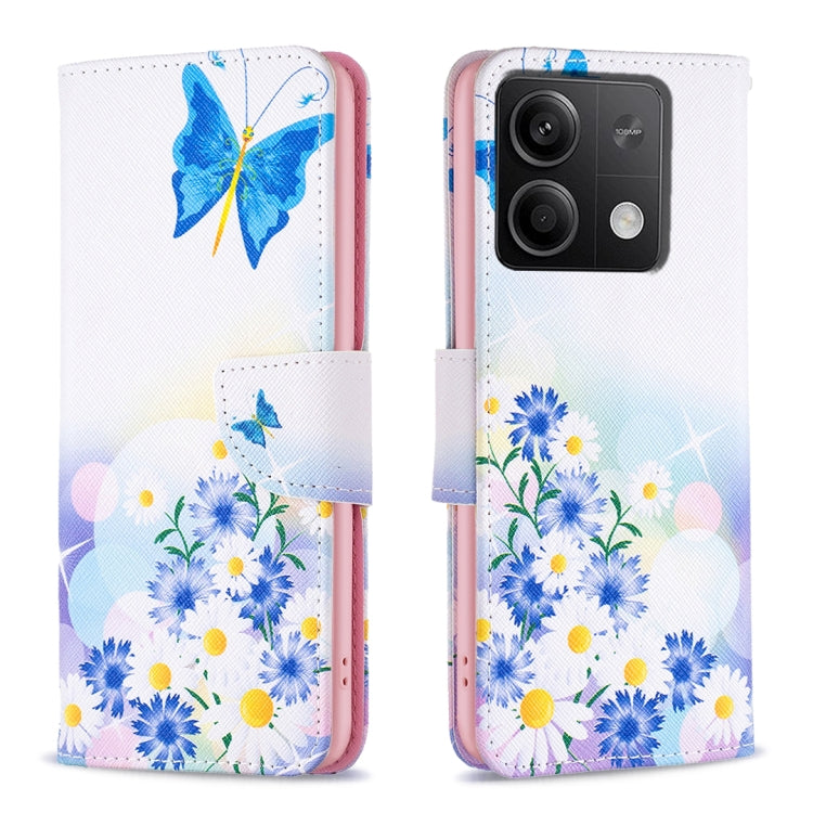 Colored Drawing Pattern Leather Phone Case
