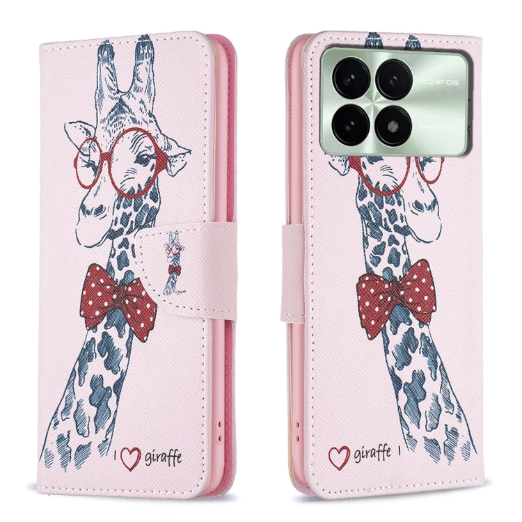 Colored Drawing Pattern Leather Phone Case