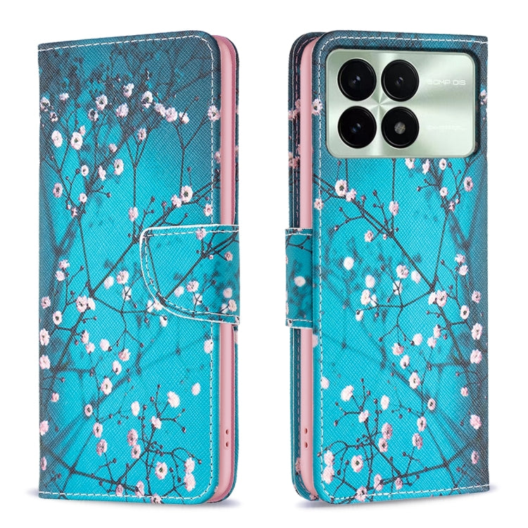 Colored Drawing Pattern Leather Phone Case