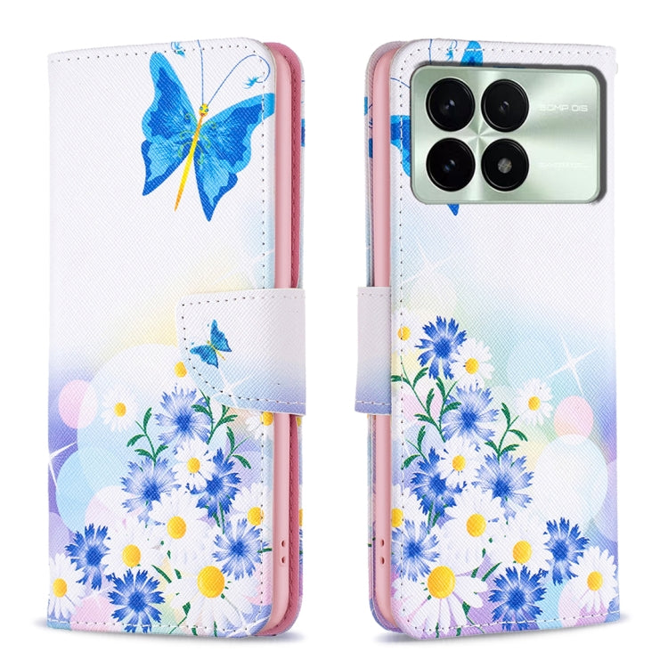 Colored Drawing Pattern Leather Phone Case, For Xiaomi Redmi K70E, For Xiaomi Redmi Note 13, For Xiaomi Poco F5 5G / Redmi Note 12 Turbo