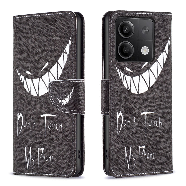Colored Drawing Pattern Leather Phone Case