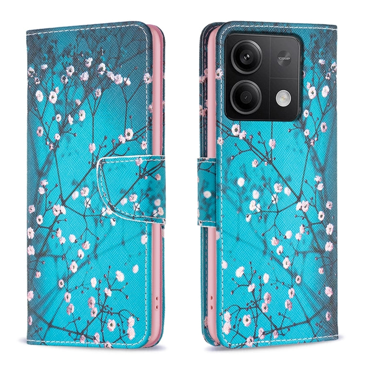 Colored Drawing Pattern Leather Phone Case