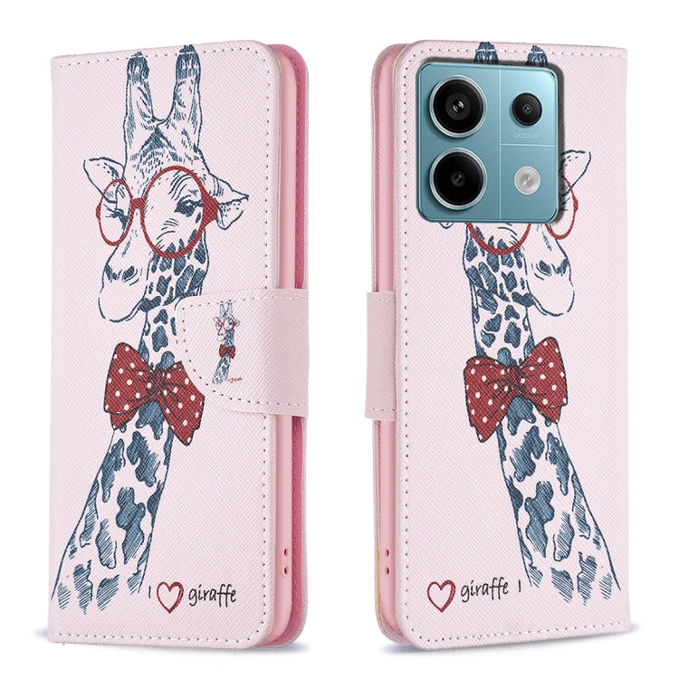 Colored Drawing Pattern Leather Phone Case