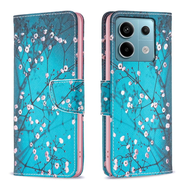 Colored Drawing Pattern Leather Phone Case