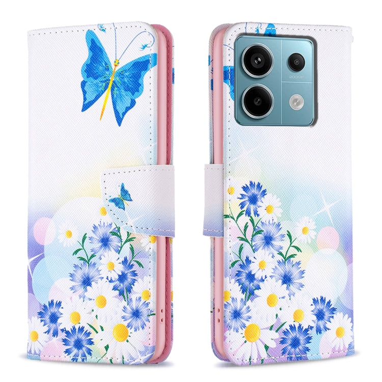 Colored Drawing Pattern Leather Phone Case
