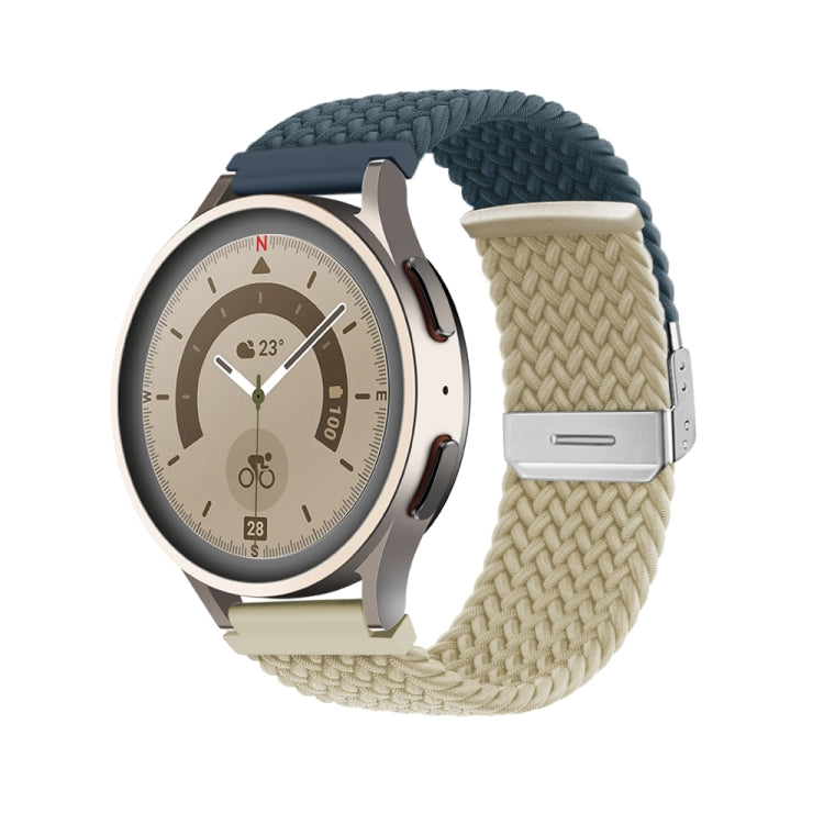 Buckle Braided Nylon Watch Band, 20mm