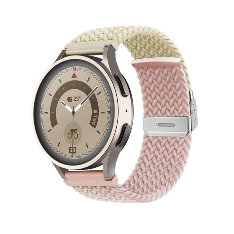 Buckle Braided Nylon Watch Band, 20mm