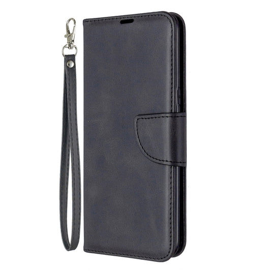 Close-up of retro lambskin texture on Samsung Galaxy A31 protective leather case